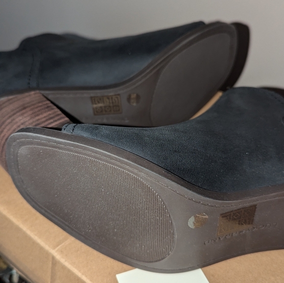 New in box, Lucky Brand black leather sandals, size 7 - Picture 6 of 6